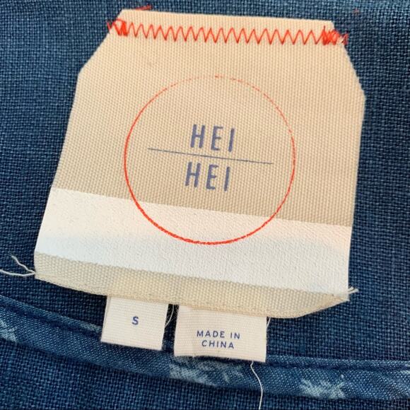 Anthropologie Hei Hei High Plains denim open front drawstring jacket size Small - Picture 11 of 14